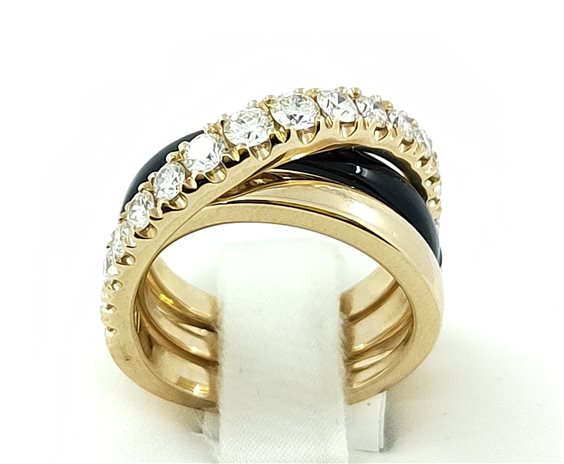 Anello Crivelli Donna in Oro rosa Diamante 1.10 Ct 117-A733 - 117-A733